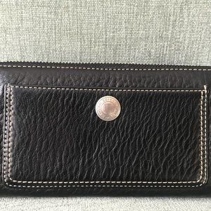 Coach Leather Zip Wallet